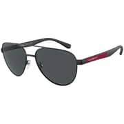 Emporio Armani Pilot Black For Men Sunglass