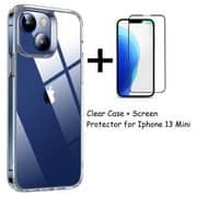 Glassology 11683 CLR Case With Screen Protector For iPhone 13 Mini