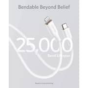 Anker Powerline III Flow USB-C To Lightning Cable 0.9m White