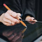 Baykron PT65-2-ORG Silicone Case Orange For Apple Pencil