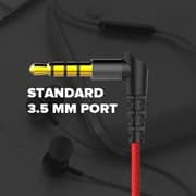 Rapoo EP28 Wired In Ear Earphones Red