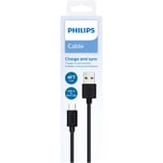 Philips USB-A To Micro USB Cable 1.2m Black