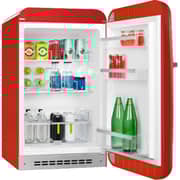 Smeg Single Door Refrigerator Red 135 Litres - FAB10HRRD5