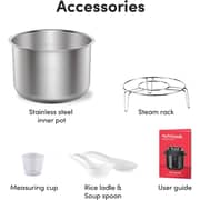 Nutricook Smart Pot 2 9-in-1 Electric Pressure Cooker 6L Black - SP204K