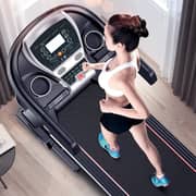 Sparnod Fitness STH-4100 4.5 HP Peak Automatic Foldable Motorized Running Indoor Treadmill