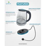 Gratus High Quality Glass Kettle 1.8 L 360 Roatary Base 1500-1800w High Poewr Fs 50/60 Hz