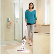 Black and Decker Steam Mop White Red BDS1616R-QS