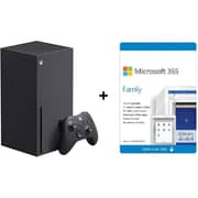 Microsoft Xbox Series X Console 1TB Black + Microsoft Office365 Family 1Y SC