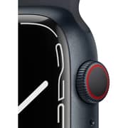 Apple Watch Series 7 GPS + Cellular, 45mm Midnight Aluminium Case with Midnight Sport Band - Middle East Version