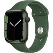 Apple Watch Series 7 GPS, 41mm Green Aluminium Case with Clover Sport Band – Middle East Version