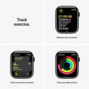 Apple Watch Series 7 GPS, 41mm Green Aluminium Case with Clover Sport Band – Middle East Version