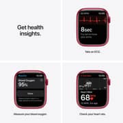 Apple Watch Series 7 GPS, 41mm (PRODUCT)RED Aluminium Case with (PRODUCT)RED Sport Band