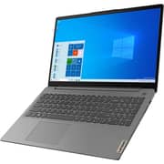Lenovo IdeaPad 3 15IML05 (2020) Laptop - 11th Gen / Intel Core i3-1115G4 / 15.6inch FHD / 256GB SSD / 4GB RAM / Shared Intel UHD Graphics / Windows 11 Home / English & Arabic Keyboard / Arctic Grey / Middle East Version - [82H8018GAX]