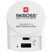 Skross 1302423 Dual Port USB Charger 40W