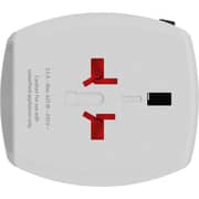 Skross 1302961 World Travel Adaptor W/4 USB Port White