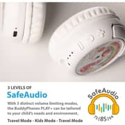 Buddyphones Play+ BP-PLAYP-GREY On Ear Wireless Headset Grey Matter
