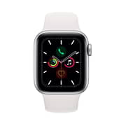 Apple Watch Series 5 Gps + Cellular 44mm Silver Aluminium Case White Band
