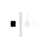 Apple Watch Series 5 Gps + Cellular 44mm Silver Aluminium Case White Band