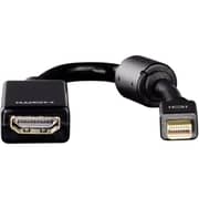 Hama 2-in-1 Mini Display Port Adapter Black
