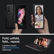 Spigen Slim Armor Pro [hinge Coverage] Designed For Samsung Galaxy Z Fold 3 5g Case Cover (2021) - Black
