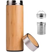 Bio2 Pure Wooden Stainless Steel Thermos Flask 500ml