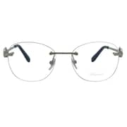 Chopard Vchc35s 0579 Oval Silver Rimless Eyeglasses For Women
