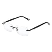 Chopard Vchc37 0k56 Rectangle Gunmetal Rimless Eyeglasses For Unisex