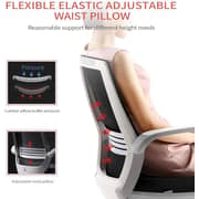 Mahmayi Ergonomic Office Chair, Swivel Desk Chair Height Adjustable Mesh Back Computer Chair With Lumbar Support, 90 Flip-up Armrest (black)