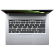 Acer Aspire 1 (2021) Laptop - Intel Celeron-N4500 / 14inch FHD / 4GB RAM / 128GB SSD / Shared Intel UHD Graphics / Windows 11 Home / English & Arabic Keyboard / Silver / Middle East Version - [A114-33-C11W]