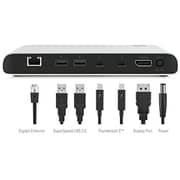 Elgato Thunderbolt 3 Dock - With 50 Cm Thunderbolt Cable, 40gb/s, Dual 4k Support, 2x Thunderbolt 3 (usb-c), 3x Usb 3.0, Audio Input And Output, Gigabit Ethernet, Aluminum Chassis