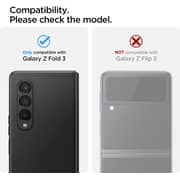 Spigen GLAStR Optik Camera Lens Protector 2 Pack for Samsung Galaxy Z Fold 3 5G - Black