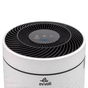 evvoli Air Purifier, 27m² Coverage with H13 True HEPA Filter, Multi Functionality 3 Settings, Silent Mode, Filter Replacement Indicator - EVAP-27W