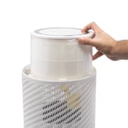 evvoli Air Purifier, 27m² Coverage with H13 True HEPA Filter, Multi Functionality 3 Settings, Silent Mode, Filter Replacement Indicator - EVAP-27W