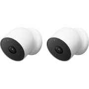 Google Nest Cam 1080p Indoor/outdoor Camera Battery Powered (2-pack) - White