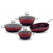 Hascevher Lotus 7pcs Stone Cookware Set