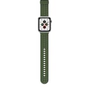 AhaStyle Stylish iWatch Band Breathable Silicone Wrist Strap Replacement Compatible with Apple Watch Series SE/6/5/4/3/2/1, iWatch 38mm 40mm 42mm 44mm(Pine Green, 42mm/ 44mm),