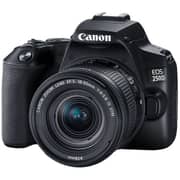 Canon EOS250D EFS 18-55 Digital SLR Camera Body Black With Canon 75-300 EU26 Camera Lens