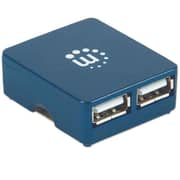 Manhattan 4 Ports Hi Speed Micro USB Hub Blue