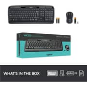 Logitech Mk330 Wireless Keyboard And Mouse Combo (english)- Black