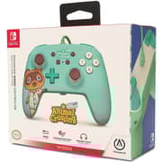 Nintendo Switch Animal Crossing Tom Nook Wired Controller Blue