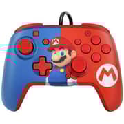 Nintendo Switch Super Mario Faceoff Deluxe Audio Wired Controller Red/Blue