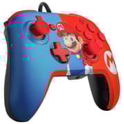 Nintendo Switch Super Mario Faceoff Deluxe Audio Wired Controller Red/Blue