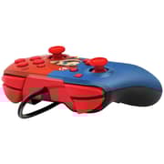 Nintendo Switch Super Mario Faceoff Deluxe Audio Wired Controller Red/Blue