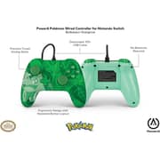 Nintendo Switch Pokemon Bulbasaur Wired Controller Green