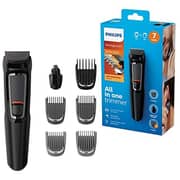 Philips Series 3000 7-in-1 Multi Grooming Kit for Beard & Hair with Nose Trimmer Attachment - MG3720/13