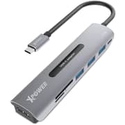 Xpower HU7U 7 In 1 USB-C Hub Grey