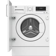 Beko Built-in 8/5kg Washer Dryer, 1400 RPM, 15 Programs, Wash & Wear, Daily Xpress 28 Min, Low Noise, White - HITV8733