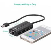 Ugreen USB 2.0 Network Adapter 28cm Black