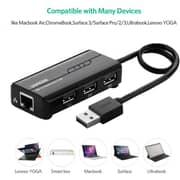 Ugreen USB 2.0 Network Adapter 28cm Black