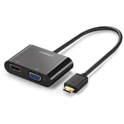 يوجرين من HDMI إلى VGA + محول HDMI - أسود